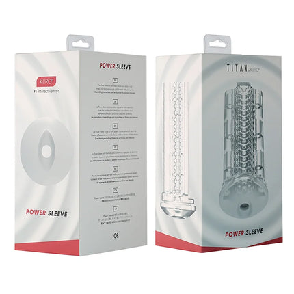 KIIROO - TITAN MASTURBATOR COVER POWER + LEISTUNG - Anus-Masturbator ohne Vibration