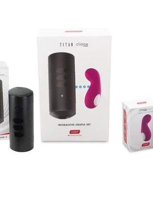 KIIROO - TITAN UND CLIONA FLIEDER-PAAR-SET - Paarvibratoren