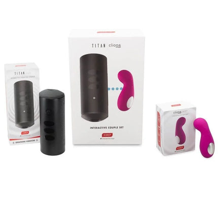 KIIROO - TITAN UND CLIONA FLIEDER-PAAR-SET - Paarvibratoren