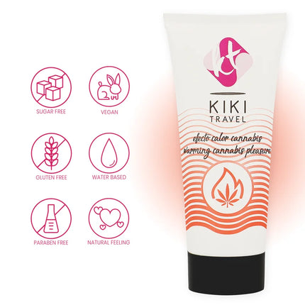 KIKÍ TRAVEL - CANNABIS HEISSES EFFEKT-SCHMIERMITTEL 50 ML - Gleitmittel