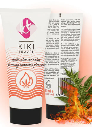KIKÍ TRAVEL - CANNABIS HEISSES EFFEKT-SCHMIERMITTEL 50 ML - Gleitmittel