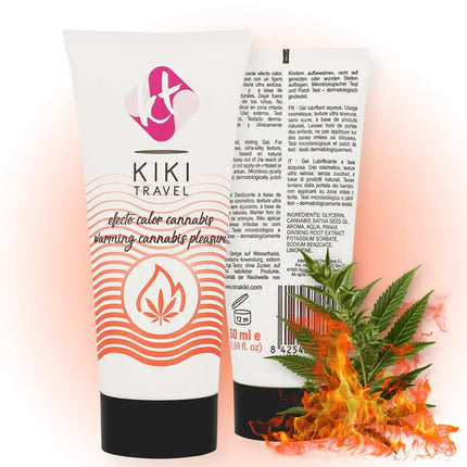 KIKÍ TRAVEL - CANNABIS HEISSES EFFEKT-SCHMIERMITTEL 50 ML - Gleitmittel