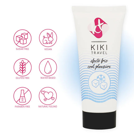 KIKÍ TRAVEL - SCHMIERMITTEL MIT KÜHLEFFEKT 50 ML - Kalter Effekt