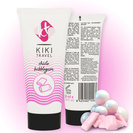KIKÍ TRAVEL - STRAWBERRY GUM SCHMIERMITTEL 50 ML - Gleitmittel