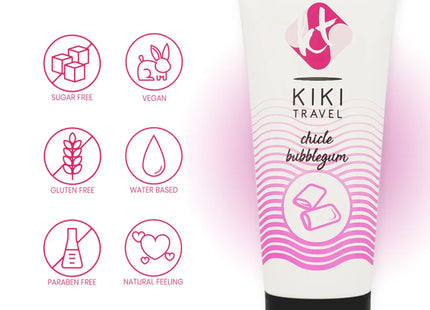 KIKÍ TRAVEL - STRAWBERRY GUM SCHMIERMITTEL 50 ML - Gleitmittel