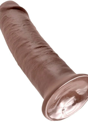 KING COCK - 10 DILDO BRAUN - 25.4 CM - Dildo mit Saugnapf