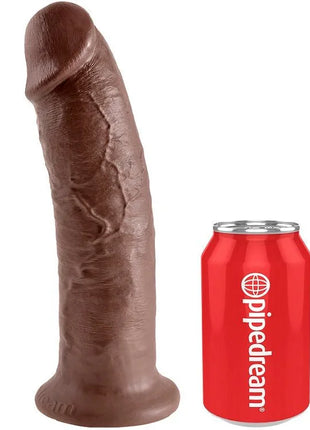 KING COCK - 10 DILDO BRAUN - 25.4 CM - Dildo mit Saugnapf