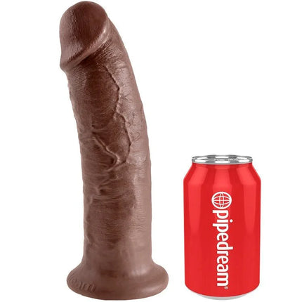 KING COCK - 10 DILDO BRAUN - 25.4 CM - Dildo mit Saugnapf