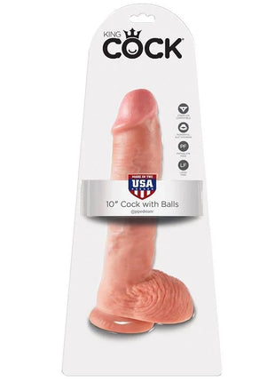 KING COCK - 10 SAUGNAPFDILDO - 26.5 CM - Dildo mit Saugnapf