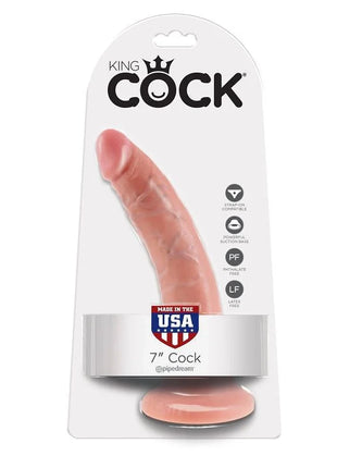 KING COCK - 7 DILDO - 17.8 CM - Dildo mit Saugnapf