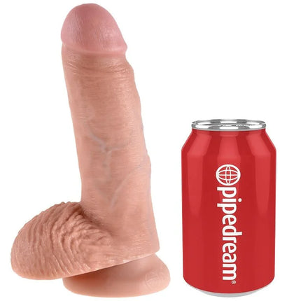 KING COCK - 7 DILDO - 17.8 CM - Dildo mit Saugnapf