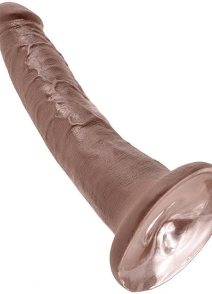KING COCK - 7 SCHOKO DILDO - 17.8 CM - Dildo mit Saugnapf