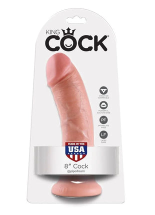 KING COCK - 8 DILDO - 20.3 CM - Dildo mit Saugnapf