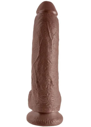KING COCK - 9 DILDO BRAUN - 22.9 CM - Dildo mit Saugnapf