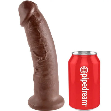 KING COCK - 9 HAHN BRAUN - 22.9 CM - Dildo mit Saugnapf