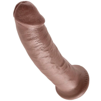 KING COCK - 9 HAHN BRAUN - 22.9 CM - Dildo mit Saugnapf