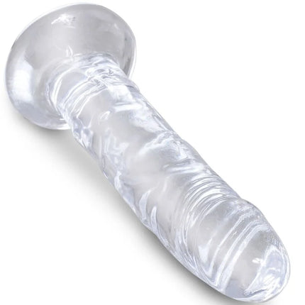 KING COCK - CLEAR REALISTISCHER PENIS 15.5 CM TRANSPARENT - Dildo mit Saugnapf