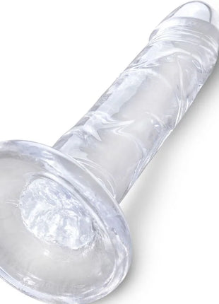 KING COCK - CLEAR REALISTISCHER PENIS 15.5 CM TRANSPARENT - Dildo mit Saugnapf