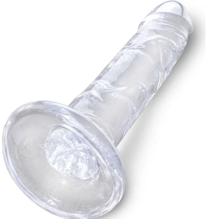 KING COCK - CLEAR REALISTISCHER PENIS 15.5 CM TRANSPARENT - Dildo mit Saugnapf