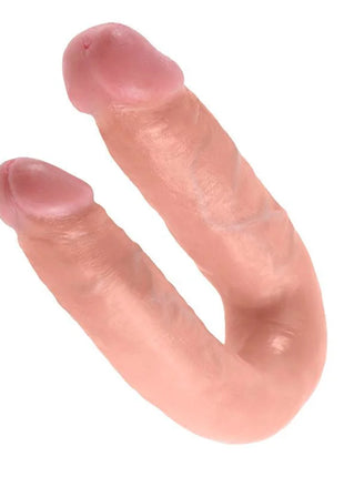 Pink silikon doppeldildos toy king cock mit 13,9 cm länge für doppelte penetrierung natürliches gefühl
