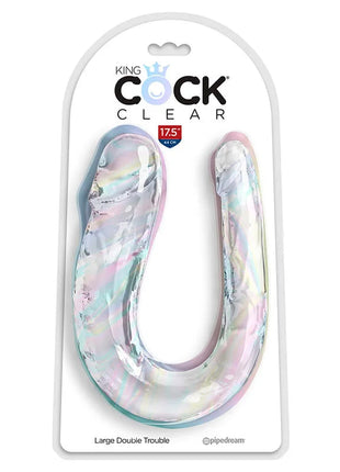 KING COCK - DOUBLE TROUBLE DOPPELDILDO - 44 CM - Doppelpenetration