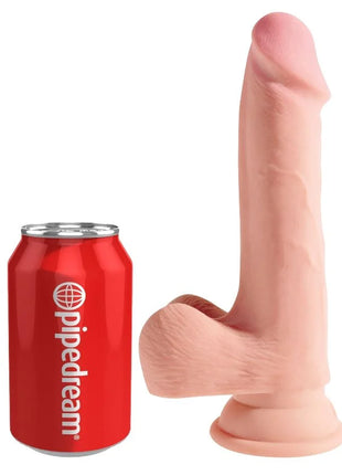 KING COCK - DREIFACHDENSITTSHAHN - 19 CM - Dildo mit Saugnapf