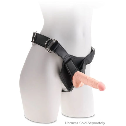 KING COCK - DREIFACHER DICHTEHAHN - 14 CM - Dildo mit Saugnapf