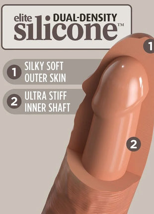 KING COCK - ELITE BEQUEMER VERSTELLBARER GURT MIT DILDO - 17.8 CM - Geschirre
