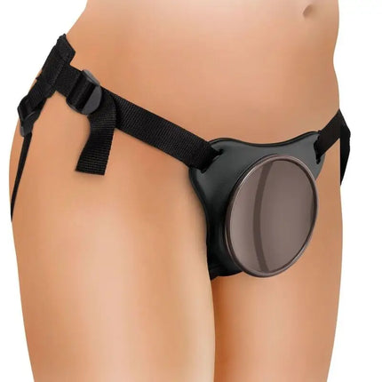 KING COCK - ELITE DELUXE VERSTELLBARER HARNESS-KIT RING MIT HODEN & DILDO - 20.3 CM - Geschirre