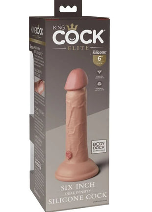 KING COCK - ELITE REALISTISCHER SILIKONDILDO - 15.2 CM - Dildo mit Saugnapf