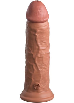 KING COCK - ELITE REALISTISCHER SILIKONDILDO - 20.3 CM KARAMELL - Dildo mit Saugnapf