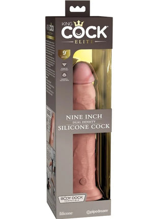 KING COCK - ELITE REALISTISCHER SILIKONDILDO - 23 CM - Dildo mit Saugnapf