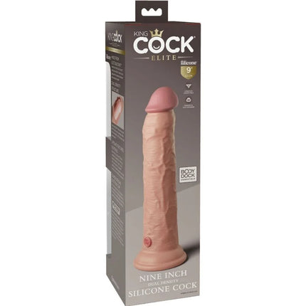 KING COCK - ELITE REALISTISCHER SILIKONDILDO - 23 CM - Dildo mit Saugnapf