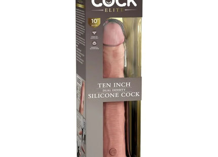 KING COCK - ELITE REALISTISCHER SILIKONDILDO - 25.4 CM - Dildo mit Saugnapf