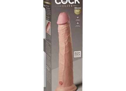 KING COCK - ELITE REALISTISCHER SILIKONDILDO - 25.4 CM - Dildo mit Saugnapf