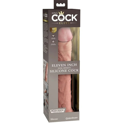 KING COCK - ELITE REALISTISCHER SILIKONDILDO - 28 CM - Dildo mit Saugnapf