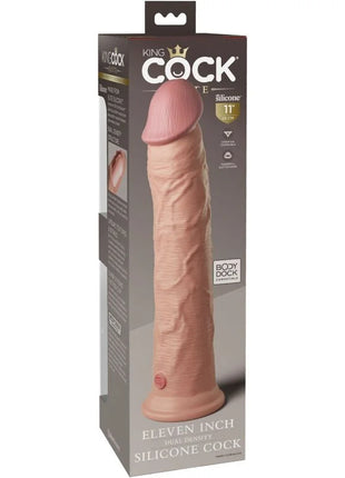KING COCK - ELITE REALISTISCHER SILIKONDILDO - 28 CM - Dildo mit Saugnapf