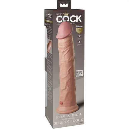 KING COCK - ELITE REALISTISCHER SILIKONDILDO - 28 CM - Dildo mit Saugnapf