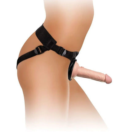 KING COCK - ELITE VERSTELLBARER GURT & DILDO - FÜR ANFÄNGER - 15,2 CM - Strapon Gurte