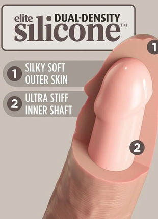 KING COCK - ELITE VERSTELLBARER GURT & DILDO - FÜR ANFÄNGER - 15,2 CM - Strapon Gurte