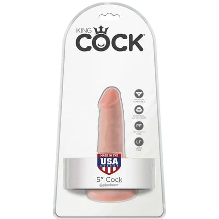 KING COCK - HAHN MIT EIER - 14 CM - Dildo mit Saugnapf