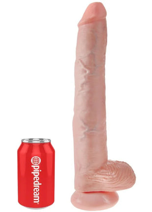 KING COCK - HAHN MIT EIER - 35.6 CM - Dildo mit Saugnapf