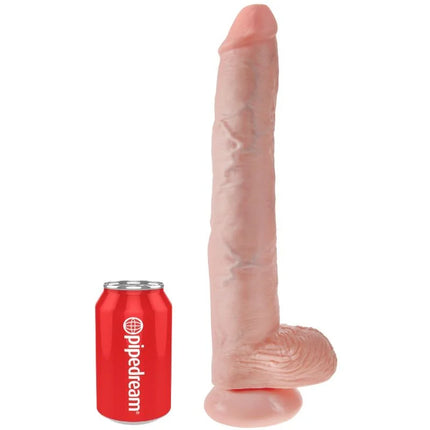 KING COCK - HAHN MIT EIER - 35.6 CM - Dildo mit Saugnapf