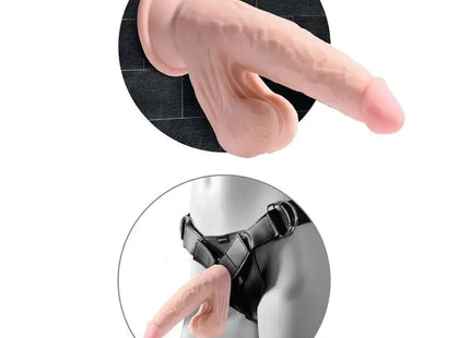 KING COCK - PLUS 3D DILDO SWINGING BALLS - 12.7 CM - Dildo mit Saugnapf