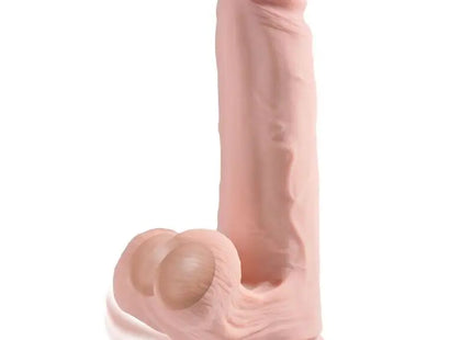 KING COCK - PLUS 3D DILDO SWINGING BALLS - 12.7 CM - Dildo mit Saugnapf