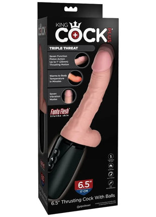KING COCK - PLUS TRIPLE THREAT - HELLER HAUTTON - Realistische Dildos