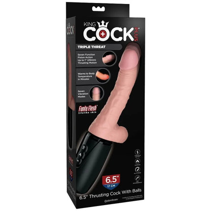 KING COCK - PLUS TRIPLE THREAT - HELLER HAUTTON - Realistische Dildos
