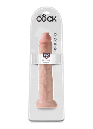 KING COCK - REALISTISCHER DILDO - 33 CM - Dildo mit Saugnapf