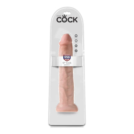 KING COCK - REALISTISCHER DILDO - 33 CM - Dildo mit Saugnapf
