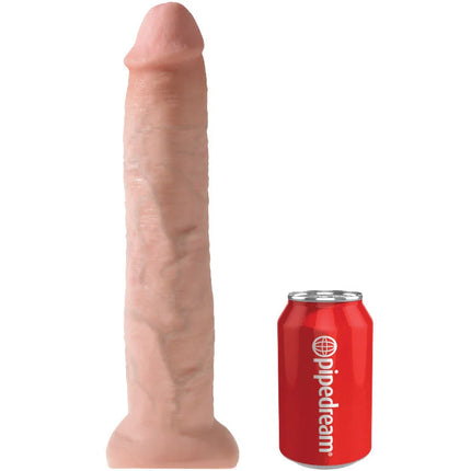 KING COCK - REALISTISCHER DILDO - 33 CM - Dildo mit Saugnapf